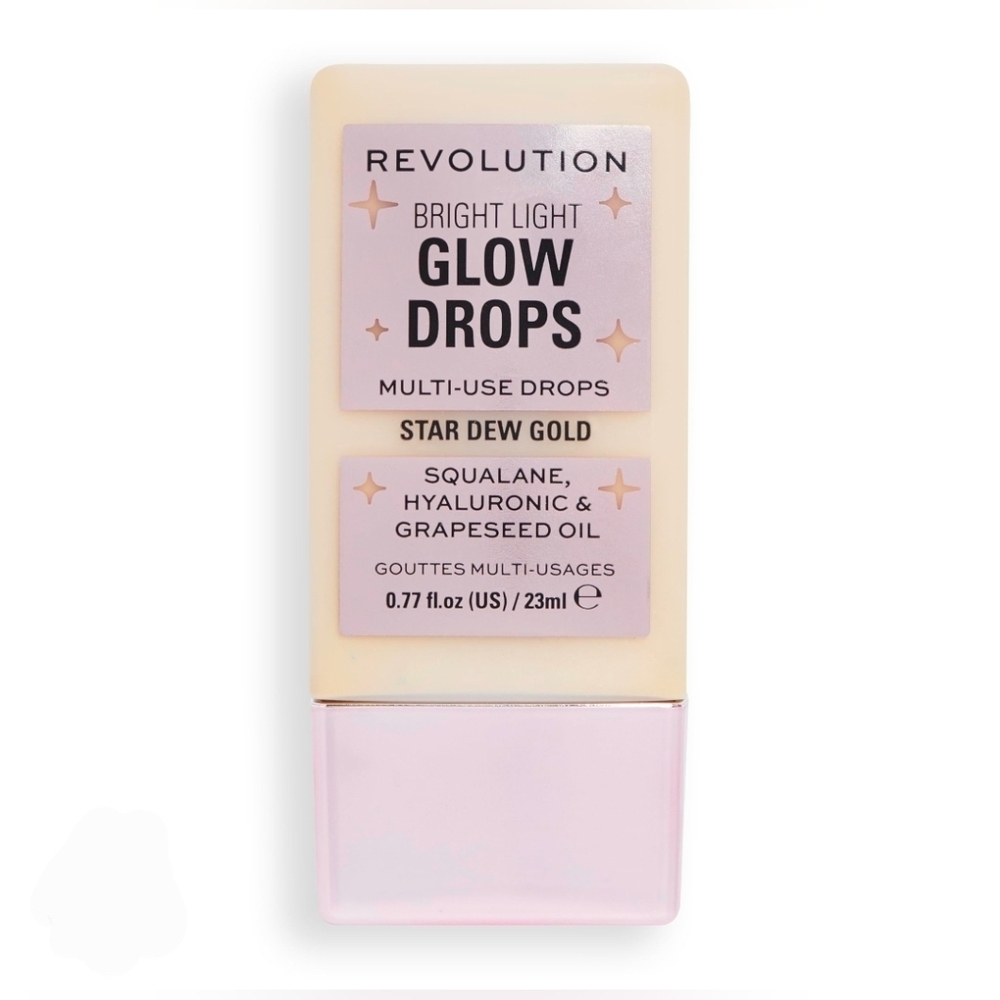 Revolution Bright Light Glow Drops - Star Dew Gold BNIB